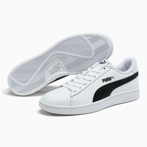Puma smash V2, black/white, mens 8